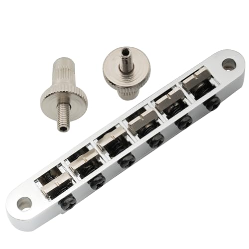Wilkinson WOGB1 10.4mm Mostek Nashville Tune-O-Matic, USA, do gitar elektrycznych Les Paul, Epiphone i SG, chrom