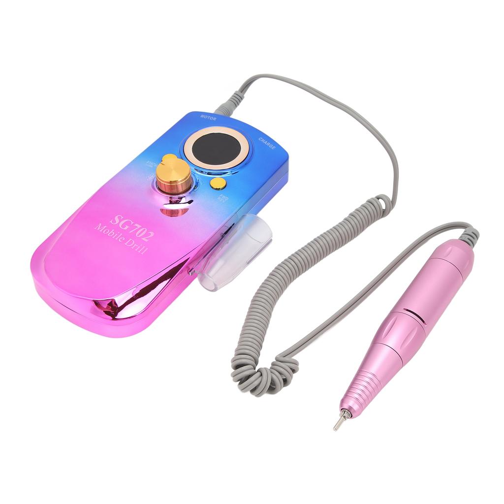 35000RPM Nail Drill Machine Polishing Grinding Electric Manicure File Tools for Nail Beauty Salon 100‑240VUS Plug