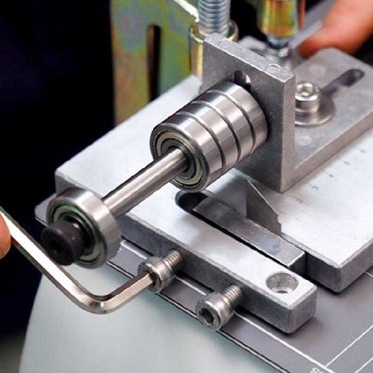 Leather Belt Cutting Tool with C-Clamp, Replacements and Wrenches