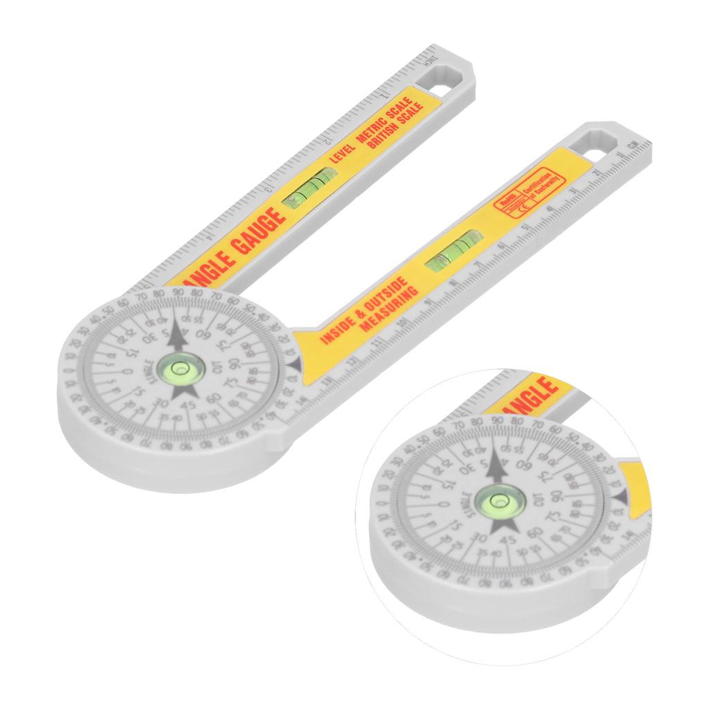 Miter Saw Protractor Angle Finder Gauge Carpenter"s Ruler Woodworking Cutting Positioner