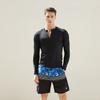 Beijigelleu Men'S Zip-Up Rash Guard Set Bem-T905K+Bem-T906K