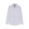Mens Micro-Dot Regular Long-Sleeved Shirt