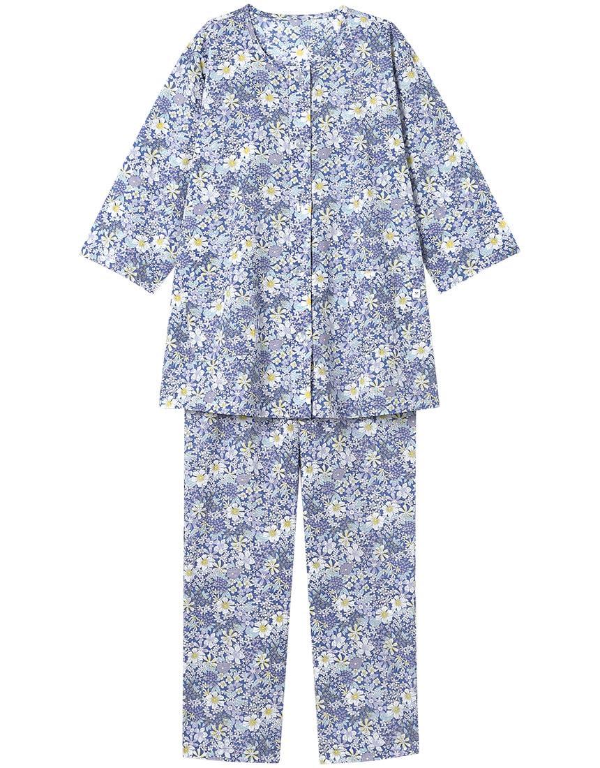 

Wacoal RELAX SLEEP Long Cotton BU & Pajamas, 3/4 Sleeves, Pants, 100% (CDT200 SP)