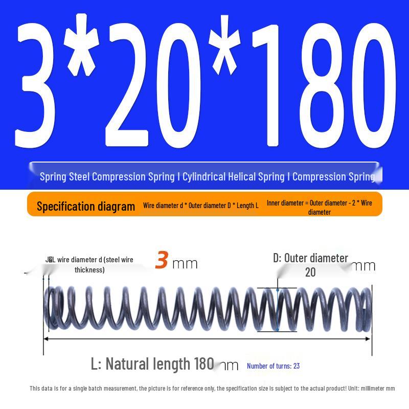 Compression Spring Y-Type Shock Absorbing Coil 3*16/17/18/19/20