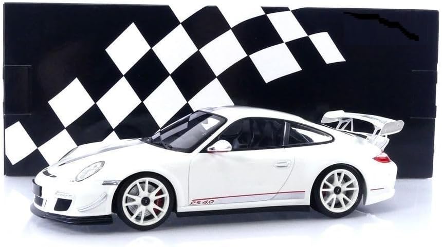 Maisto Porsche 911 GT3 RS4.0 White 1/18 Scale Special Edition Model with Opening Doors and Opening Hood, Diecast Car