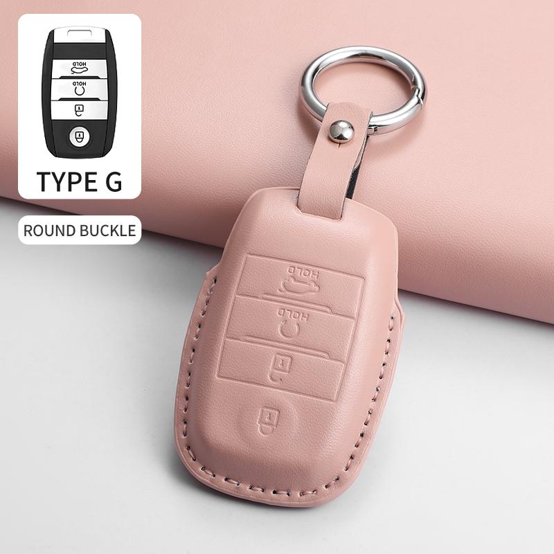 

For Kia Kia K5 K3 K4 Sorento Kx57 E-Class Cars Smart Remote Key Case Shell Durable Protecter Keychain Cover Case Car Accessories