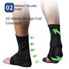 Breathable Comfort Ankle Brace Ankle Compression Sock Sleeves Support For Long Wear During Sports Activity Flexible Fit