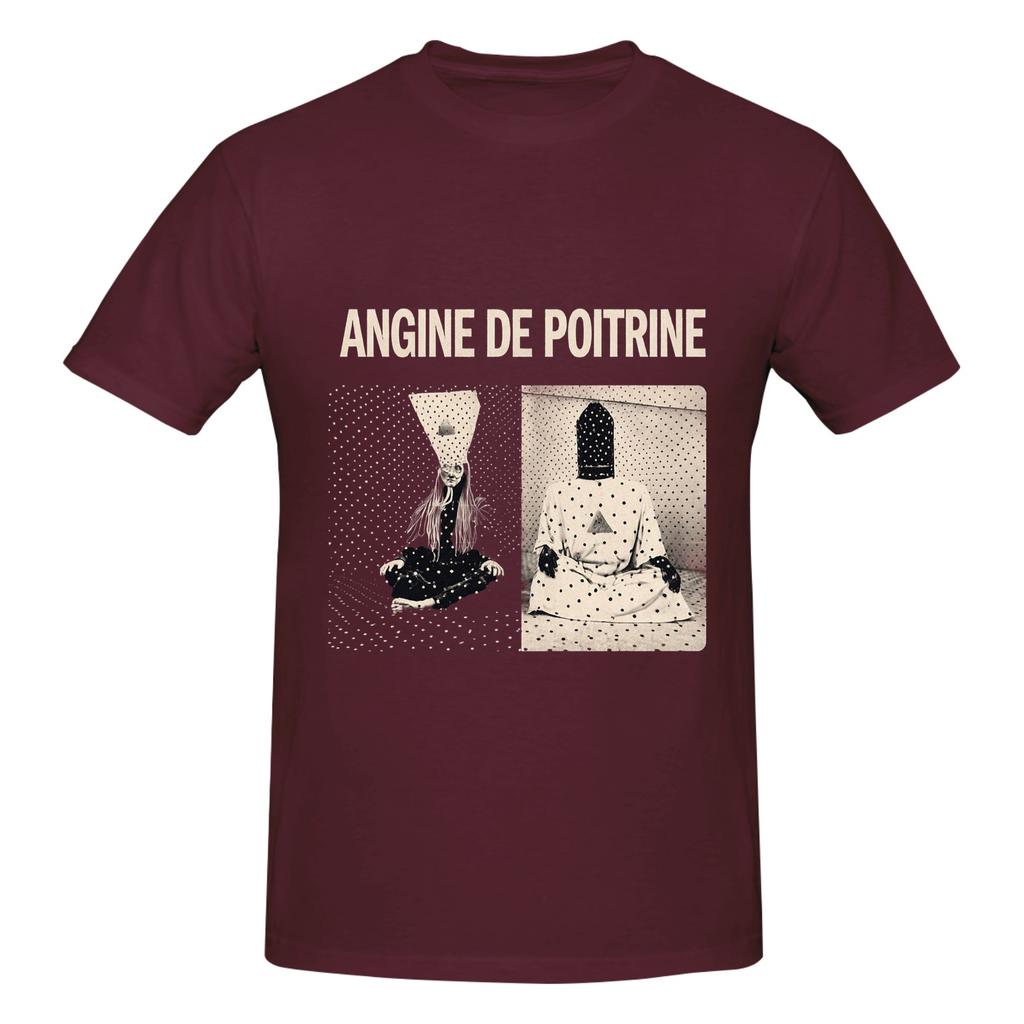 1 Piece More Funny 100 Cotton Tshirt Aangine De Poitrine Rock Tees Tops For Unisex