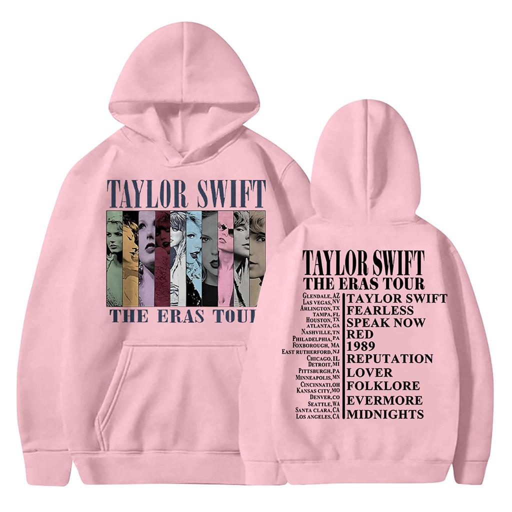 Casual Long Sleeve Pullover Hoodie with Crew Neck Loose Fit Plush Fabric Printed Design Stylish Comfortable Sweatshirt for Daily Wear
