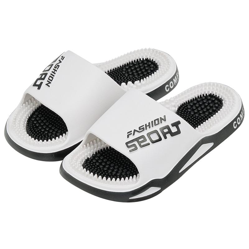 Men Massage Slippers Flat Casual Slides Comfortable Non-slip Men Slippers