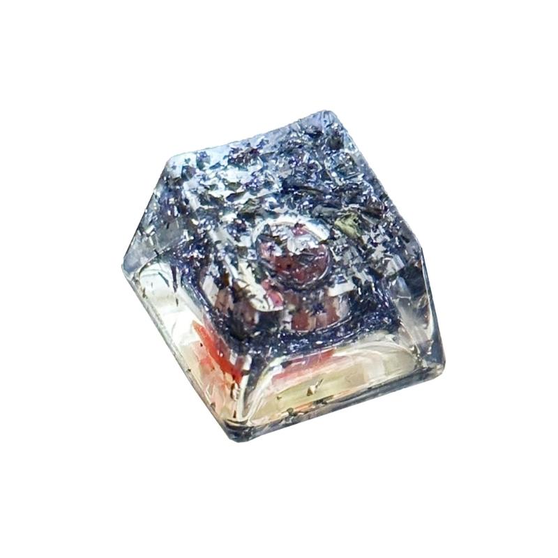 OEM Height Resin Keycap Featuring Color Foil Backlight for Mechanical Keyboards for Gamers and Collectors