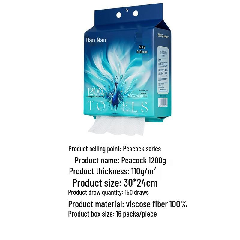 Mi Nai Er Extra Large Wall-Mounted Makeup Remover Towels Thickened Household