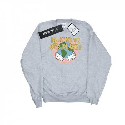 Mens Mickey Mouse Be Kind To Our Planet Sweatshirt