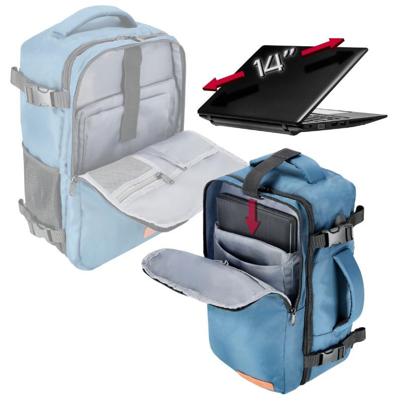 Travel Backpack 40X20X25 Carry-On Light Hand Luggage
