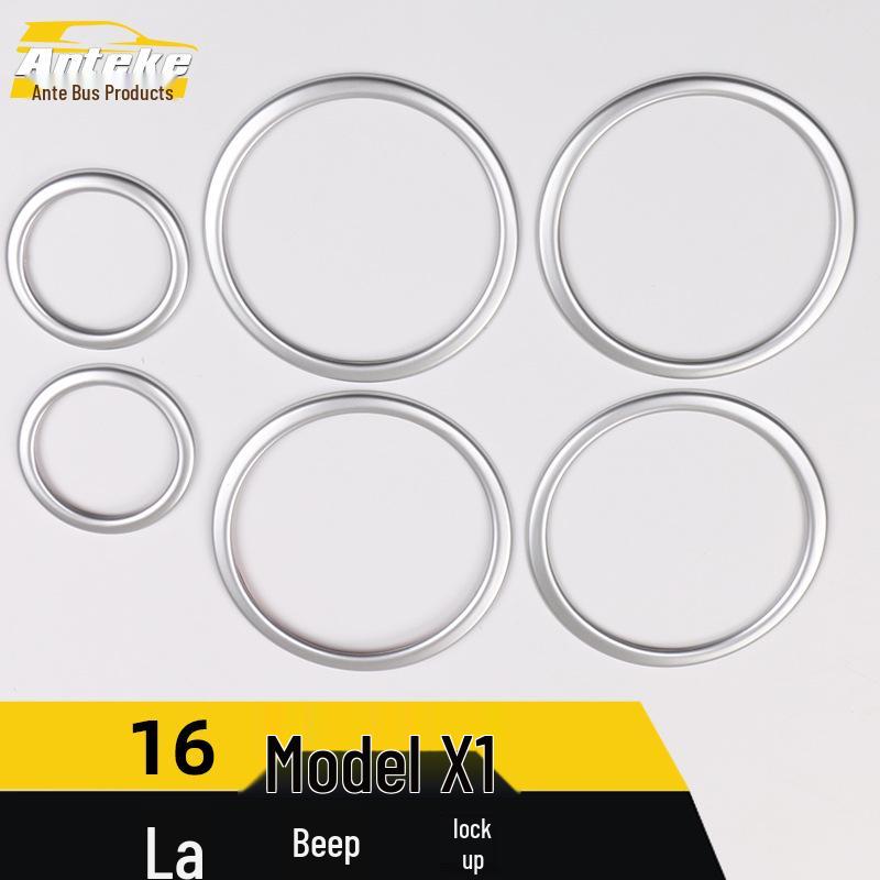 Electroplated Speaker Cover Frame for 16 X1 Bright Ring Decoration