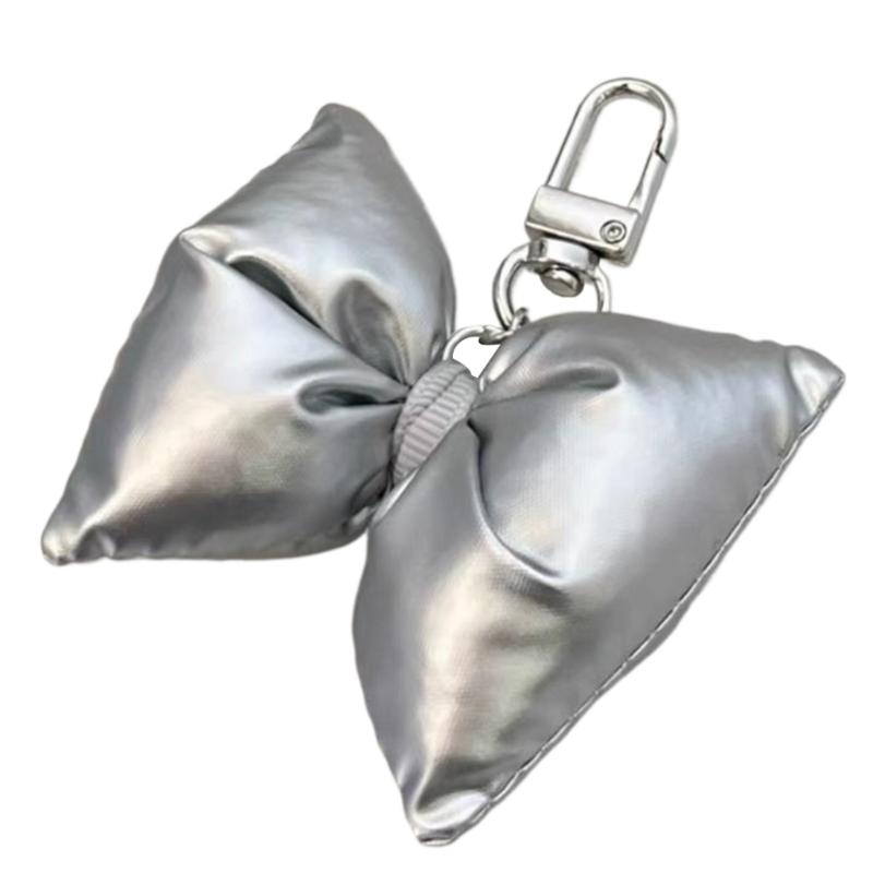 Sweet Bowknot Keychain Women Bag Accessory Fashionable Phone Charm Ornament
