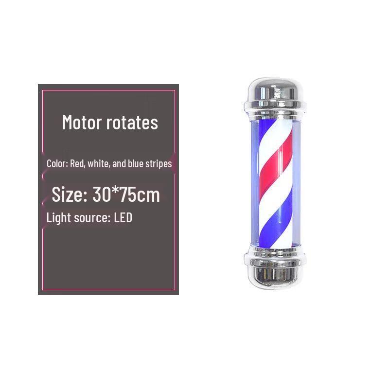 LED Barber Pole Rotating Sign Light