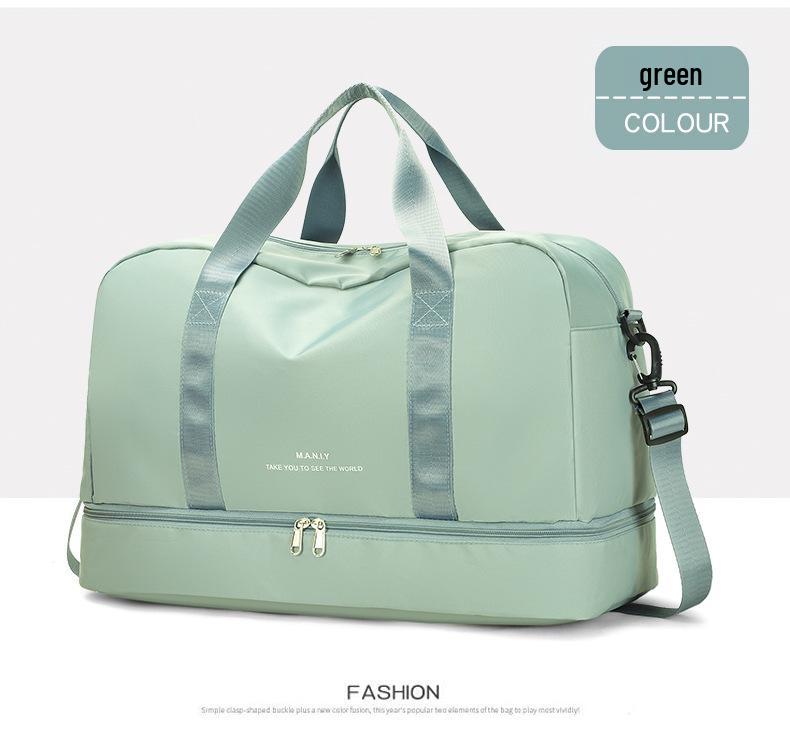 Unisex Yoga & Travel Bag: Large Capacity, Fitness, Wet/Dry Separation