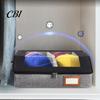 Adjustable Hat Storage with Dividers Organizer, Clear Window Lid Flip Top Access Design, Organizer for Baseball Caps Stackable Partition Box,