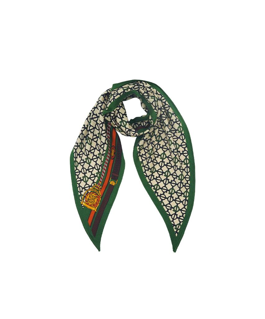 LOUIS QUATORZE SCARF Ivor Wool Silk Diamond Scarf