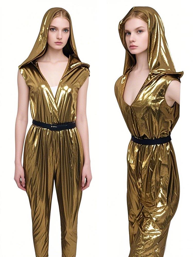 70s Retro Disco Performance Costumes - European & American Style for Couples, Hip Hop-Inspired