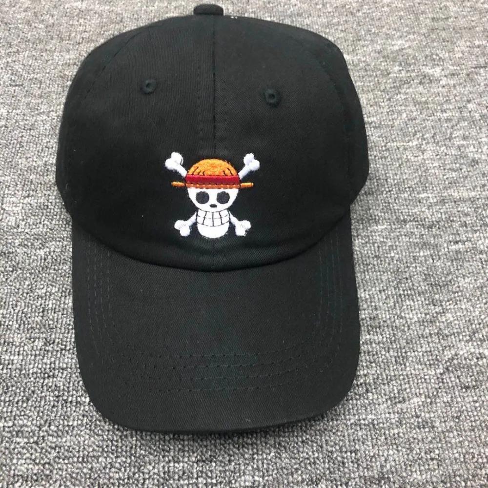 High Quality Anime One Piece Capsule Snapback Cap Cotton Baseball Cap For Men Women Hip Hop Dad Hat Bone Garros Dropshipping