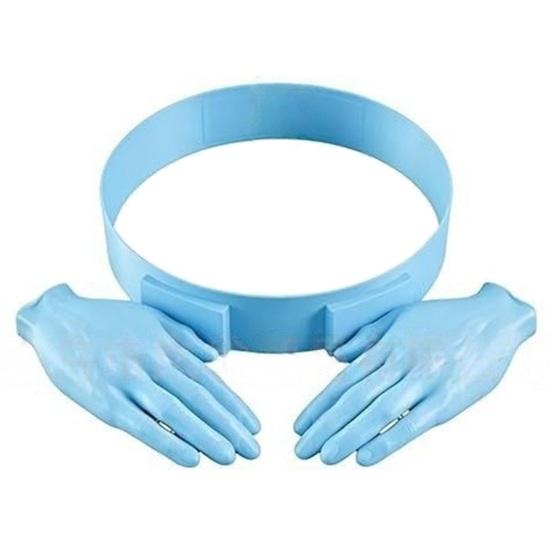 

3D Printed Hand Sun Visor Shade Cap Hands-Free Wearable Head Mount Palm-Shaped Sun Hat for Outdoor