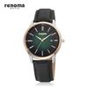 RENOMA Maverick Men's Leather Watch Green Black RE600GNBK