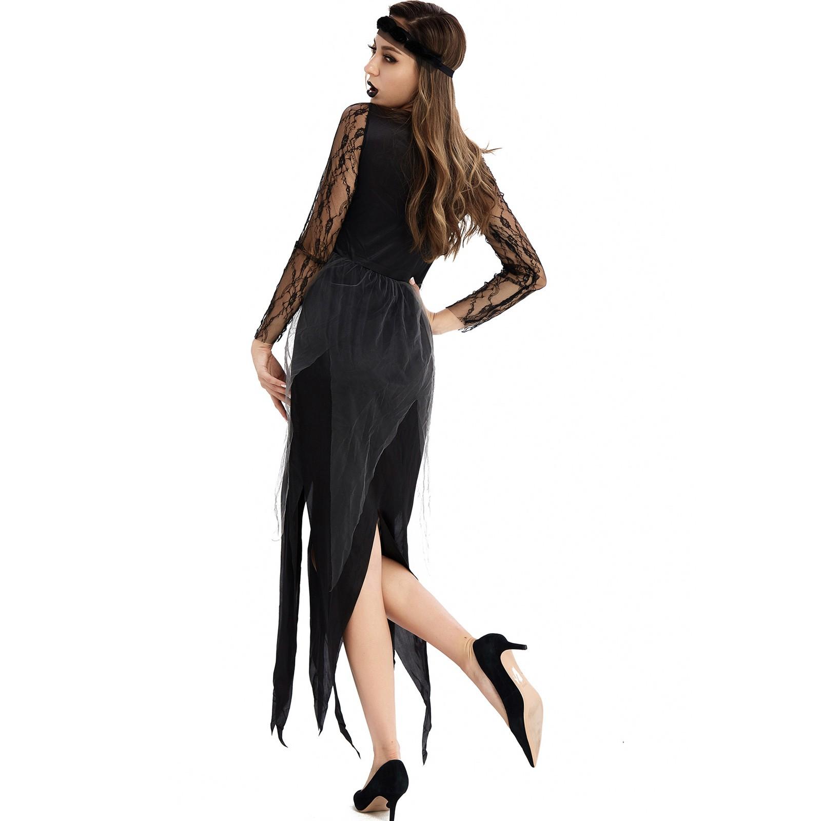 Женский костюм черного дьявола на Хэллоуин — фото 6