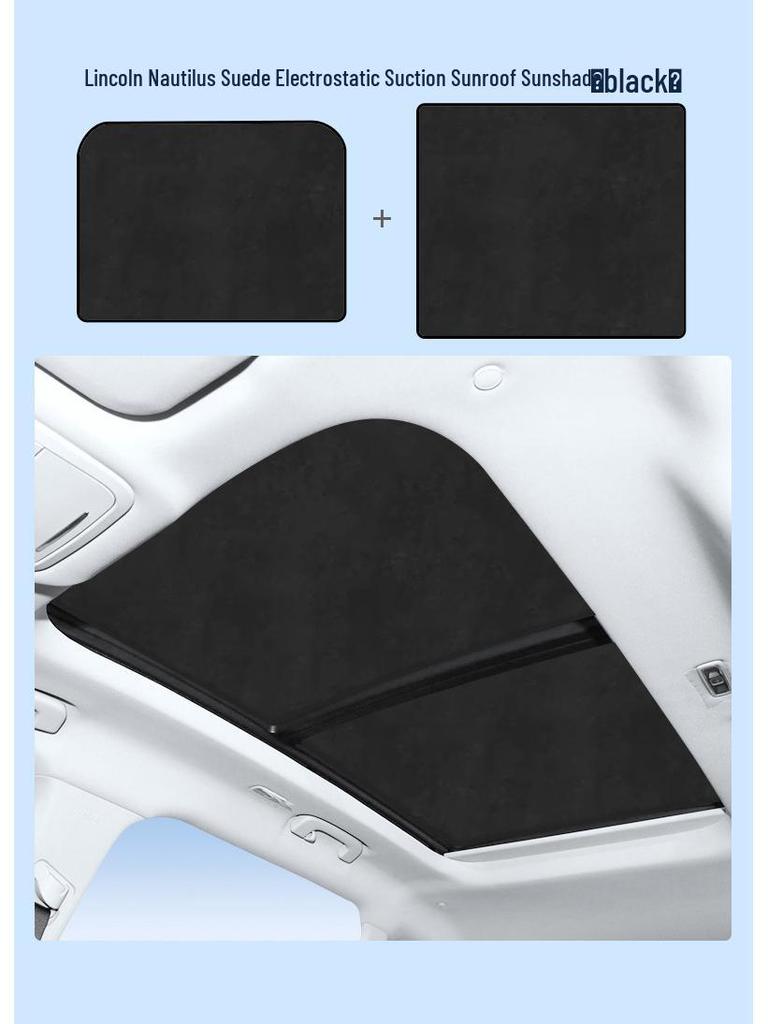 Silicone Electrostatic Sunshade for Lincoln Z, Aviator, Navigator, Adventurer, and Continental