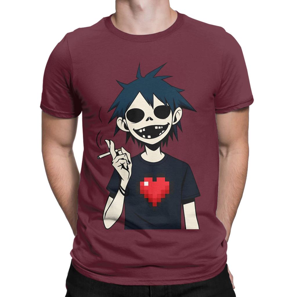 Art Lover Graphic 100 Cotton Tshirt Gorillaz Tops Tees For Unisex