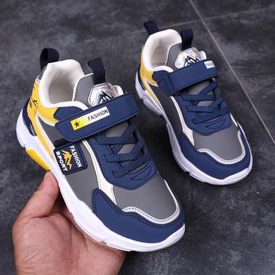 Leve casual crianças sapatos moda couro do plutônio crianças sapatos macios antiderrapantes tênis para crianças meninos meninas tênis de corrida