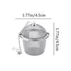 1-3pcs Tea Spice Strainer Seasoning Ball Mesh Herbal Ball Stainlesss Steel Teakettle Locking Tea Filter Reusable Diameter 4.5cm