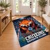 Cruzeiro Esporte Clube Custom Name Personalized Rug Non‑Slip Doormat Floor Carpet Housewarming Birthday Gift for Family Friends