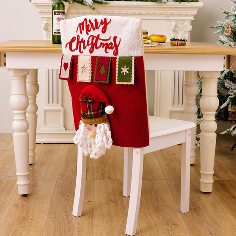 Santa & Snowman Holiday Chair Covers for Weddings, Banquets, Hotels, and Dining