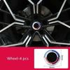 -4X For BMW 50 Years Emblems 56mm 68mm Hub Caps Hub Cap Rim Caps For BMW