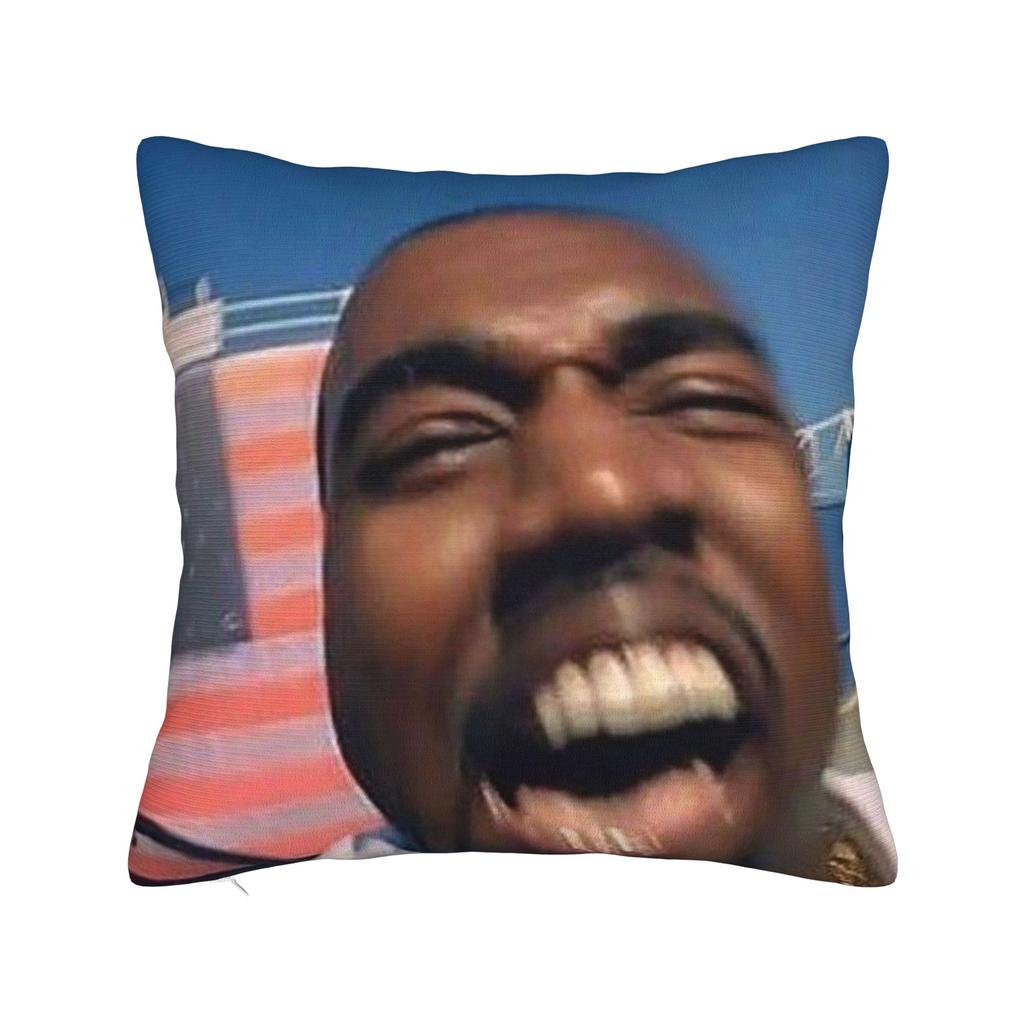 K-kanyes W-wests Funny Meme Pillowcase Accessories Soft Cushion Cover Decorations Throw Pillow Case Cover Seater Multi Size