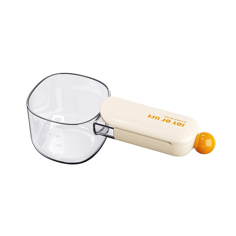 Rice Scoop Dog Food Scoop Multifunctional Pet Feeding Spoon With Sealing Clip Plastic Cat Food Dedicated Measuring Spoon