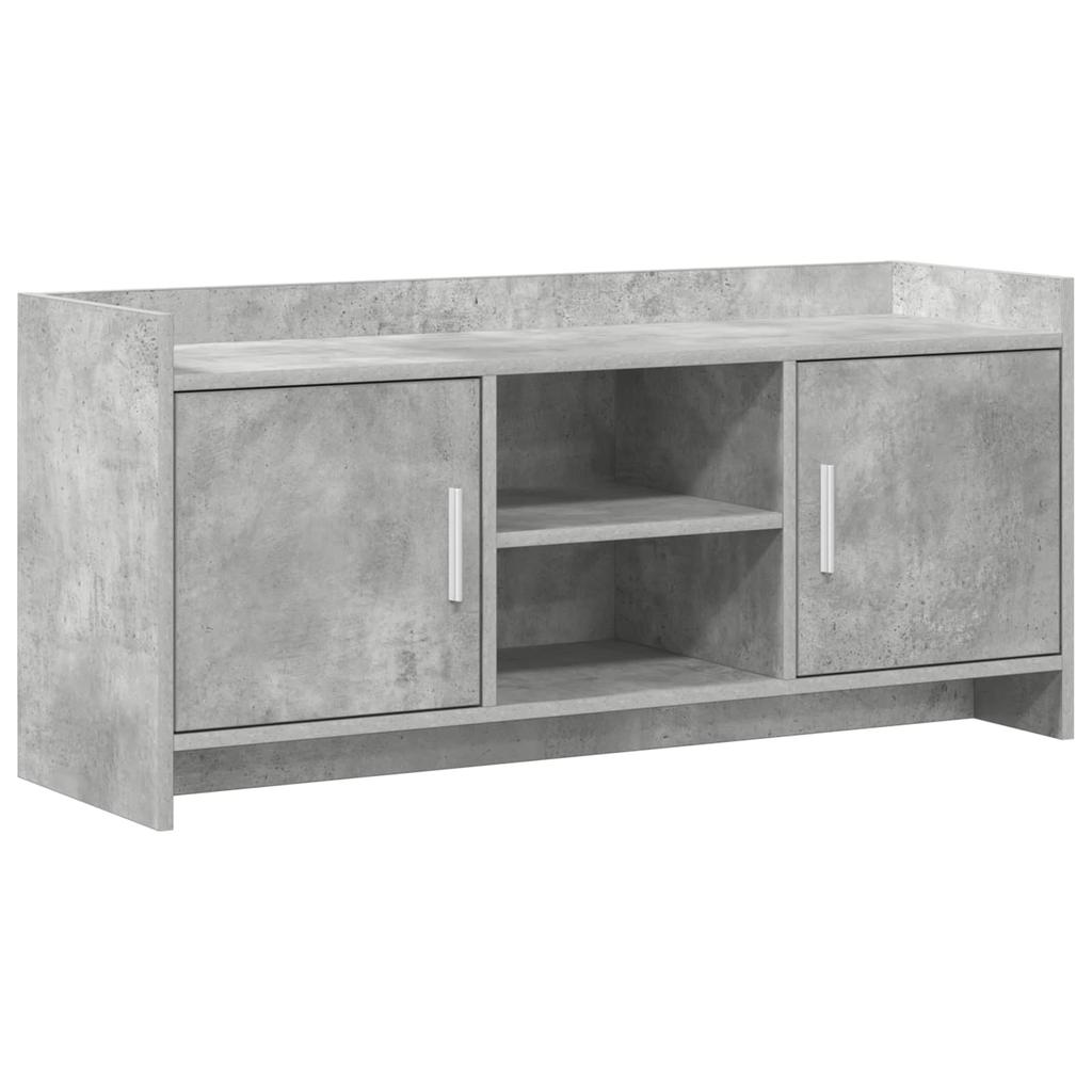 TV Cabinet 102 x 33 x 47 cm Concrete Grey Particleboard