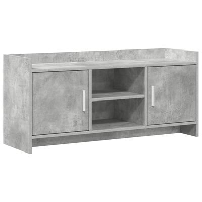 TV Cabinet 102 X 33 X 47 Cm Concrete Grey Particleboard