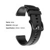 Watch Band 20mm/22mm Plaid Soft Silicone Watchband Wrist Strap Replacement for Garmin Venu SQ/Venu/Vivoactive 3 4/Forerunner 245