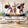 Custom Name Wall Hanging Tapestry,One Piece Decorative Backdrop Tapestry For Dorm Home