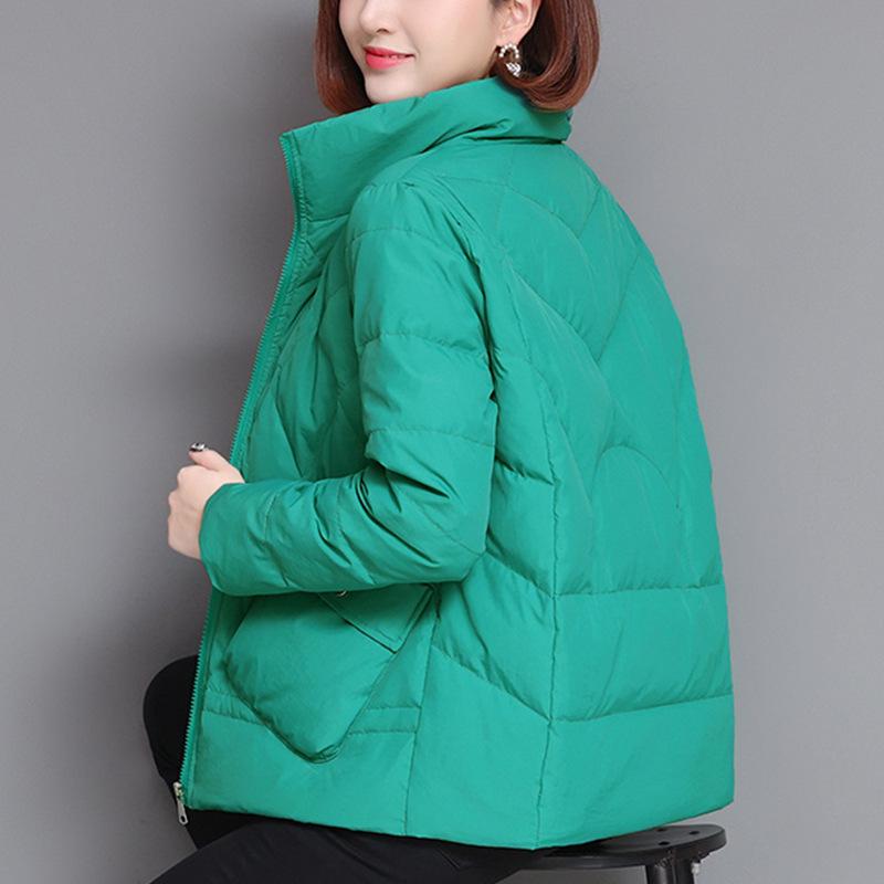 

Women s Petite Down Cotton Jacket - 2024 Winter Style, Versatile Lightweight Coat for Autumn and Winter 2XL (60-66kg)