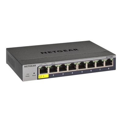 Przełącznik - NETGEAR - GS108Tv3 - 8 portów RJ-45 - Gigabit Ethernet - Zarządzalny