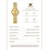 OLEVS Women's Watches Simple Fashion Original Watch Stainless Steel Mesh Strap Waterproof Luminous Watches For Women