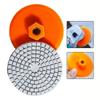 4 Inch Grinding Discs Wet Dry Hook and Loop Long Lasting Use Diamond Polishing Pads  Granite Stone
