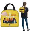 G-Guns-S N-N-S R-Roses-S Insulated Lunch Bag for Women Kids Leakproof Food Boxes Thermal Lunch Box Tote