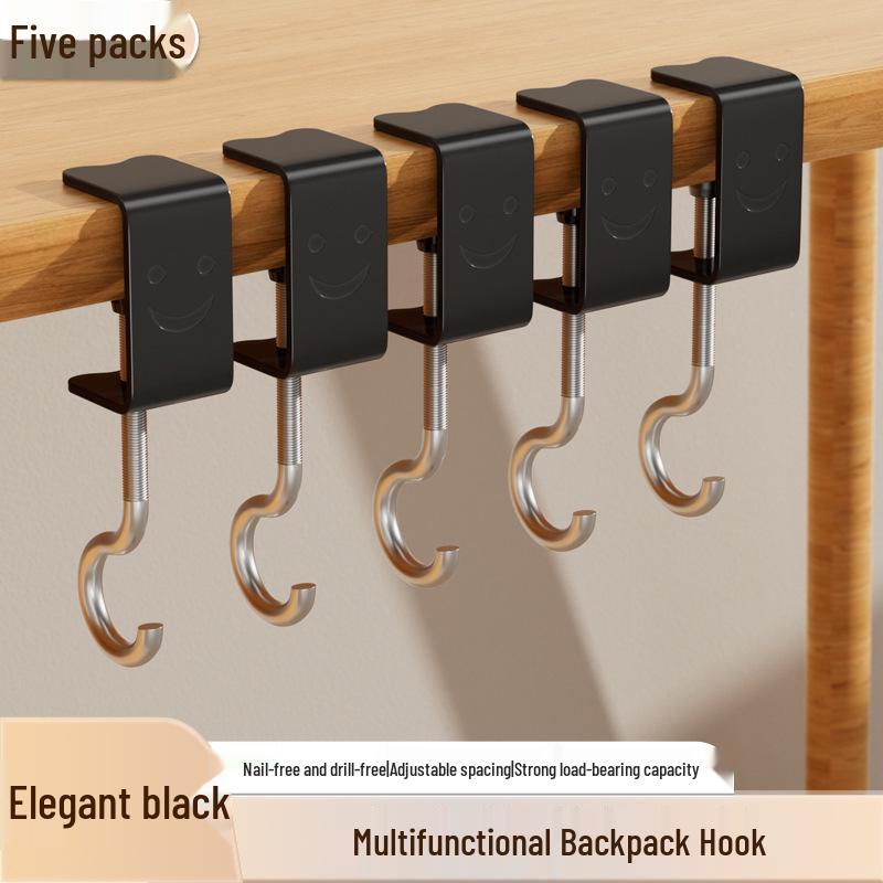 Durable Adjustable Non-Adhesive Hook for Schoolbags and More