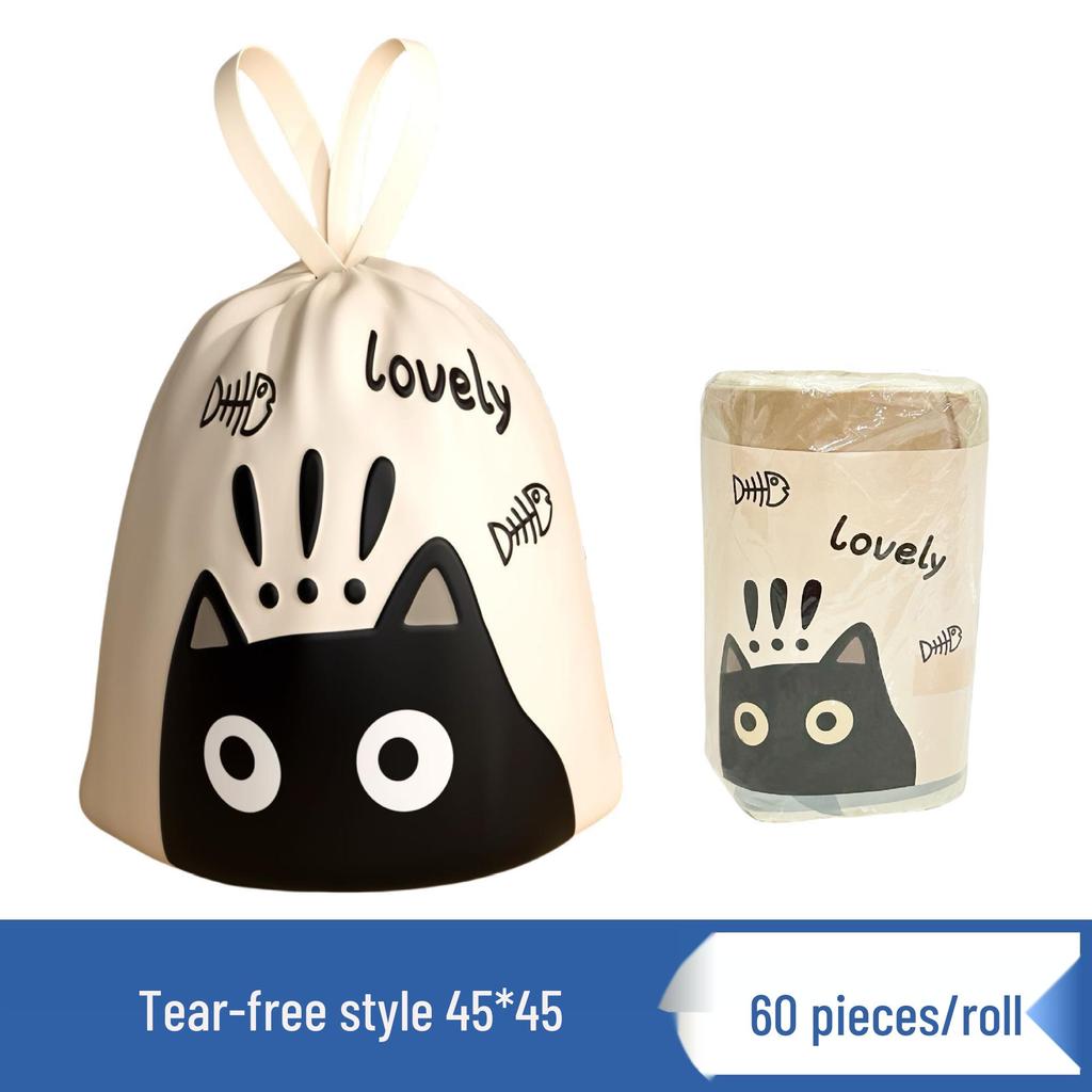 Large Drawstring Trash Bags - Thick, Durable, Kitchen & Home Use