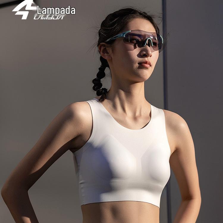 

Lampaida Women s Seamless Fit Wire-Free Sports Yoga Bra Small